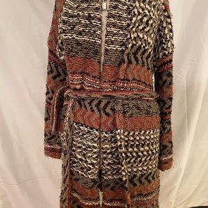 Free people cardigan, multi color. Size M